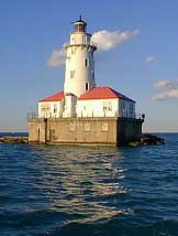 Lighthouse near Navy Pier, Chicago, IL